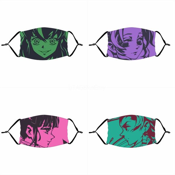 

masks skull flag digital printing fa mask dust-proof wasale masks adjustale earook#114, Black