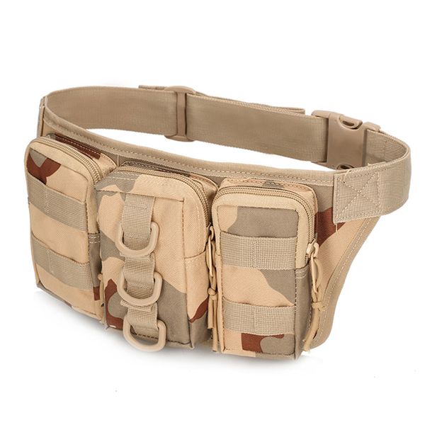 

outdoor bags waist bag sports camouflage hunting camping pack multifunctional pocket waterproof riding pouch