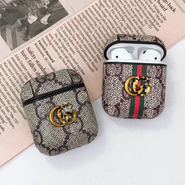 

Leather with hook ca e for airpod vintage protective ca e for apple airpod luxury wirele headphone leather bag acce orie