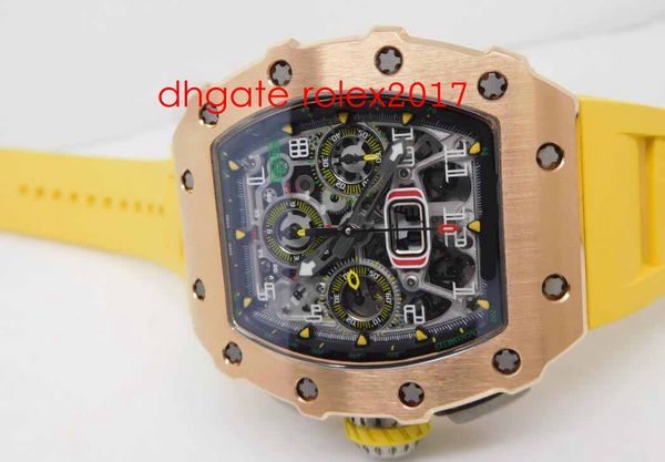 

men's kv factory edition rm011-03 felipe massa rose gold limited 7750 valjoux automatic movement chronograph sport wristwat, Slivery;brown