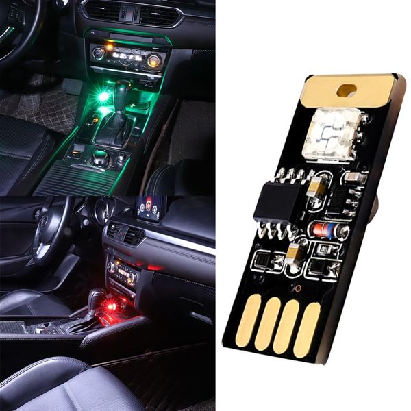 

bostar car usb rgb ambience lamp touch voice control interior lighting intelligent induction adjust atmosphere universal