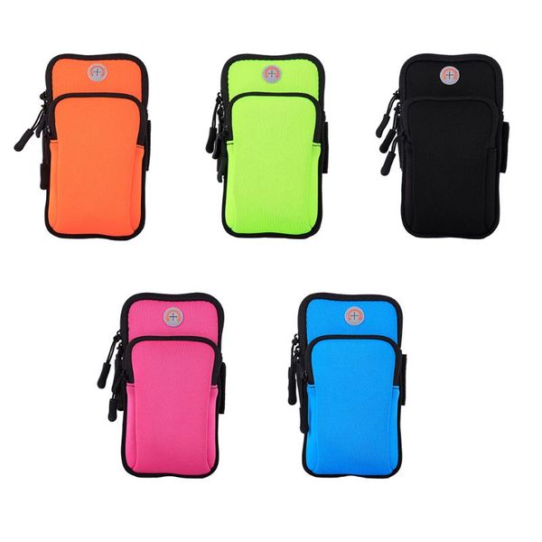 

2019 universal arm band pouch card keys holder sport armband running jogging gym cell phone bag