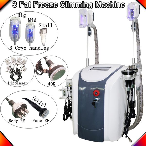 

самая новая замерзая тучная машина 7-в-1 уменьшая формируя тело carelaser машина cryo терапия потеря веса тела уменьшая машину геля для прод