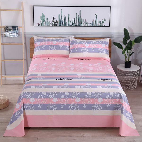 

thick cotton coarse linen one-piece 1.5 \ 1.8 \ 2 m three-piece suit rural heatable adobe sleeping platform list da kang cover anti-sl sheet