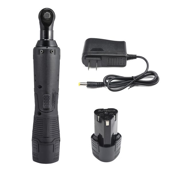 

3/8'' 2 lithium-ion battery electric ratchet wrench rechargeable electric cordless right angle wrench for car