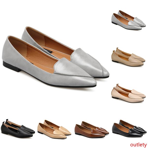 

fashion women s vintage british style casual lattice flat shoes with pointed shallow mouth outdoor walking shoes main5