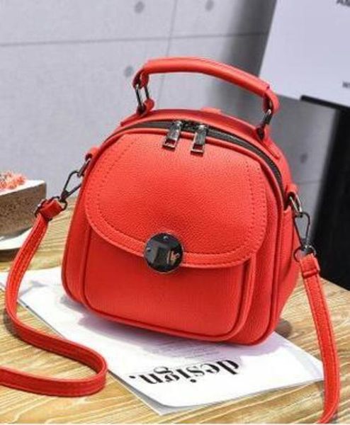 

famous brand women backpack small size black pu leather women's backpacks fashion school girls bags female back