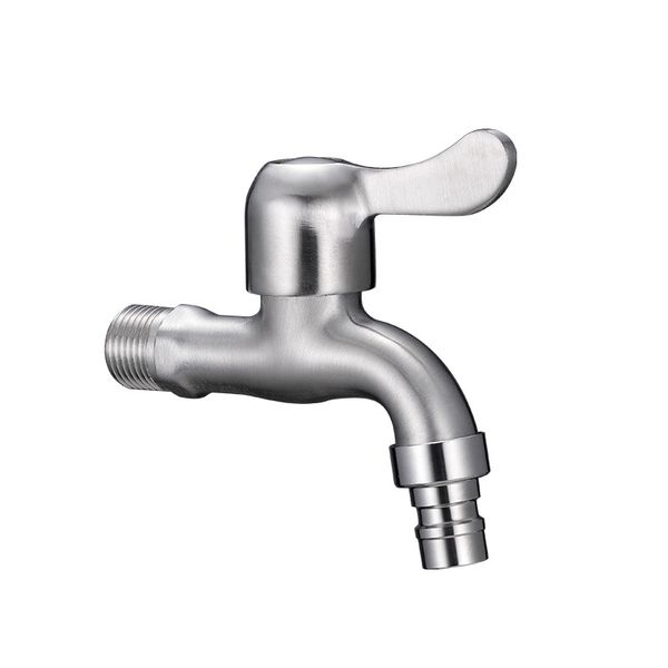 

304 stainless steel washing machine faucet quick opening water tap single cooling water pool mop pool balcony garden tap