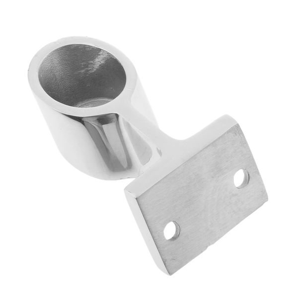 

marine grade stainless steel boat hand rail center stanchion 90 deg 22mm