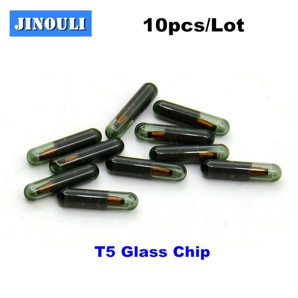 

jinouli 10pcs/lot transponder chip glass t5 (id20) for car key with ,id t5 transponder chip id20 with lowprice