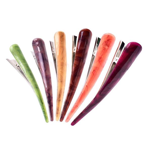 

6pcs hair clips spring acrylic decorative hair styling tool barrette accessories bobby pin drop shipping, Golden;silver