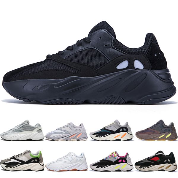 

2019 New Kanye West 700 Static 3M Mauve Inertia 700s Wave Runner Mens Running shoes for men Women sports sneakers designer boots