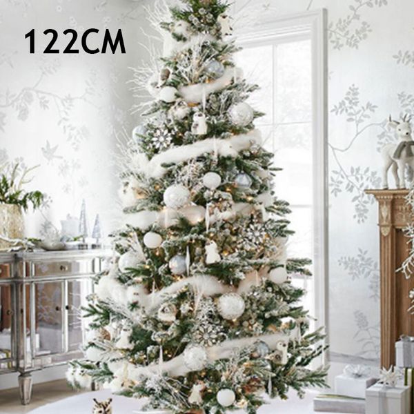 

carpet non-woven decor surround christmas tree skirt white plush 90cm/122cm party home ornament xmas