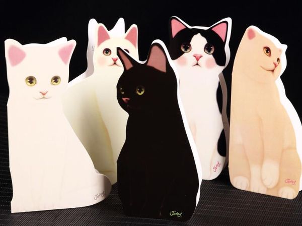 

3d cute cat blessing card with envelopes cat wedding card happy birthday thank you cards blessing cards