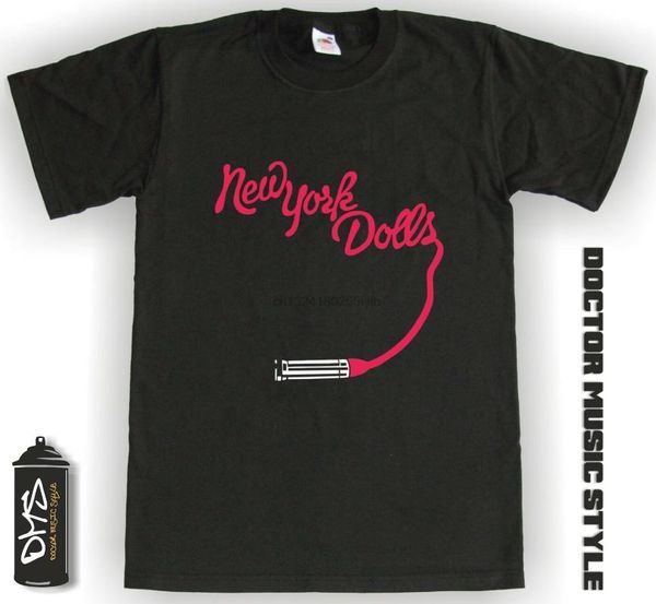 

футболка punk куклы рубашка glam rock music с custom print, White;black