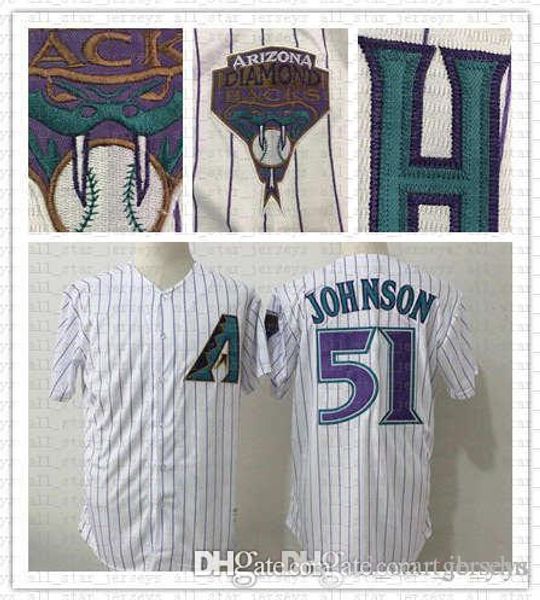 

Mesh Retro Black White Arizona Baseball Jersey Diamondbacks 51 Randy Johnson 44 Paul Goldschmidt Jerseys size m-xxxl fast free shipping