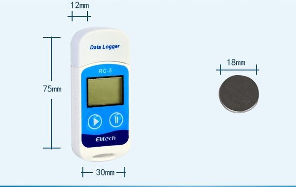 Freeshipping RC-5 USB-Temperaturdatenlogger Datenlogger Temperaturrekorder Interner Sensor