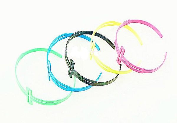 

fashion jewelry green pink black blue cross bracelet bangle