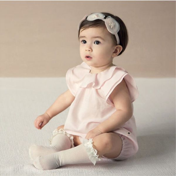 

0-1y младенца милые девушки lace цветочные pearl дизайн оголовье головной убор одежда фото опора партия подарков желтый 2colors 2020 новый, Slivery;white