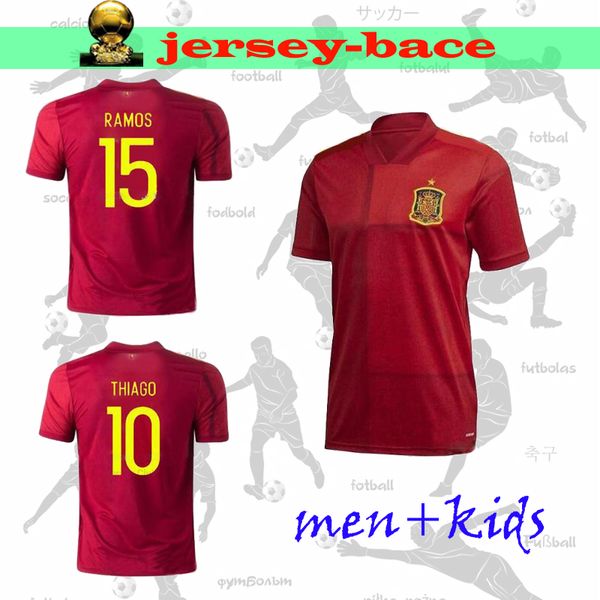 

new european cup soccer jersey spain jersey home away sergio a.iniesta koke asensio ramos silva morata paco alcacer kids men football shirt, Black;yellow