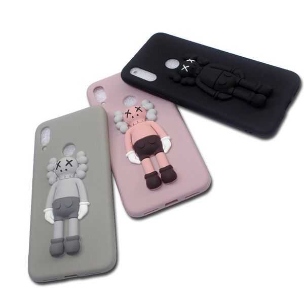 

3D Kaws Игрушка Мультфильм Чехол Для Xiaomi Redmi Note 5 6 7 Pro Mi 9 Mi9 Se Мягкий Силиконовый Чехол