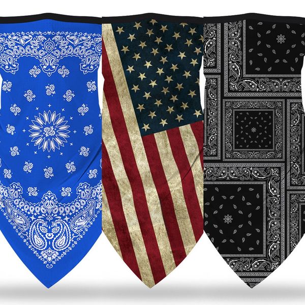 

re9ce 25 women rave bandanas neck gaiter tube headwear for bandana men face scarf riding mask protective muslim hijab scarf, Black