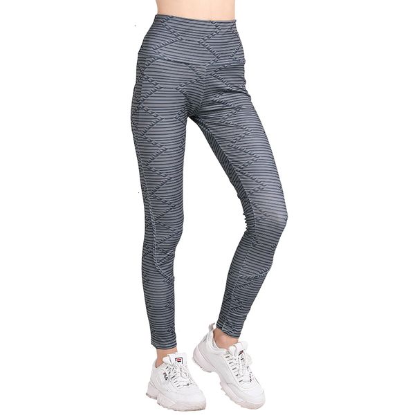 

womens leggings high women waist workout leggings 3d digital printing fitness striped legging sporting jeggings casual pants women, Black