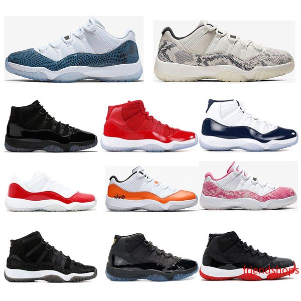 

2019 new basketball shoes 11s for mens concord 23 45 light bone pink snakeskin womens trainers sports sneaker size 5.5-13