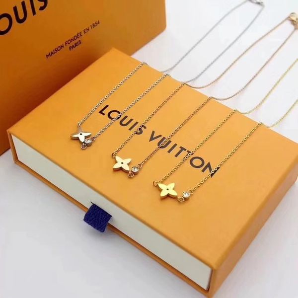

99luxury designers necklace leather necklacet with gold pattern designs g5 louis vuitton bracelet with brands new fashion jewelry