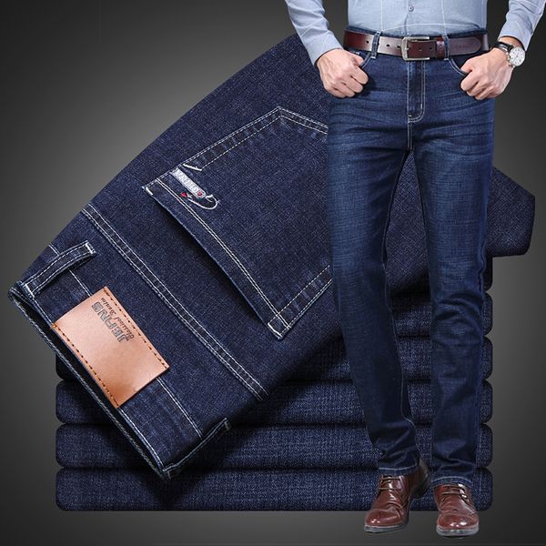 

men jeans jean homme denim spijkerbroeken heren pants biker stretch slim fit trousers casual masculina pantalon jogger, Blue