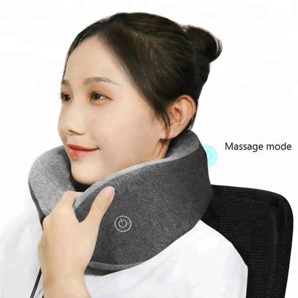 

soft u shape neck therapy massager pillow sleep massaging health pillow portable for 0ffice home travel