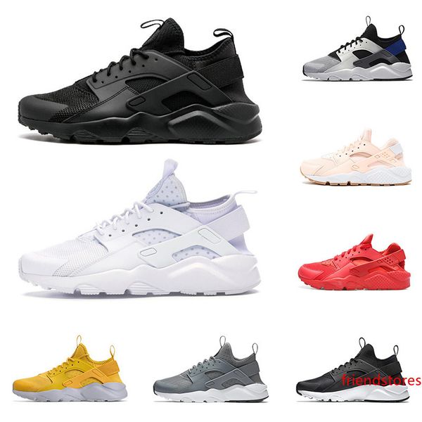 

2020 huarache run ultra мужчины женщины кроссовки тройной черный белый красный прохладный серый розовый мужской тренер дышащие кроссовки спо