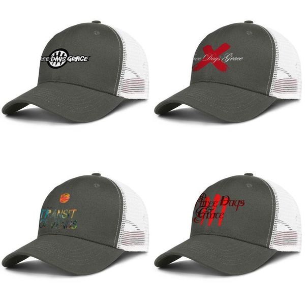 

three days grace mens and womens adjustable trucker meshcap fitted fitted cute unique baseballhats logo, Blue;gray