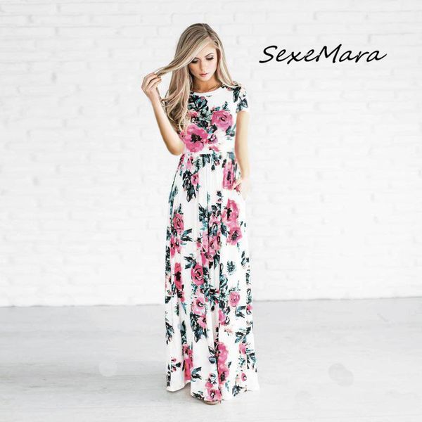 

2019 autumn fashion elegant print o-neck women long dress casual vintage pockets drapd dress, Black;gray