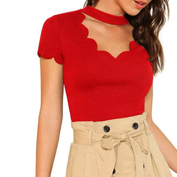 

2020 sleeve blouse women fashion cropping sheer short blose dames kleding v-neck #yj sector shirt spring cdxar