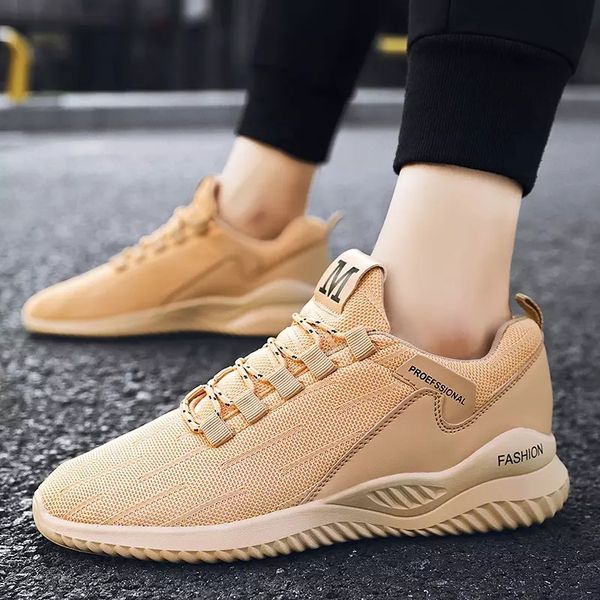 

2020 new flat men jogging shoes lightweight men running shoes comfortable soft hand low-sneakers basket femme