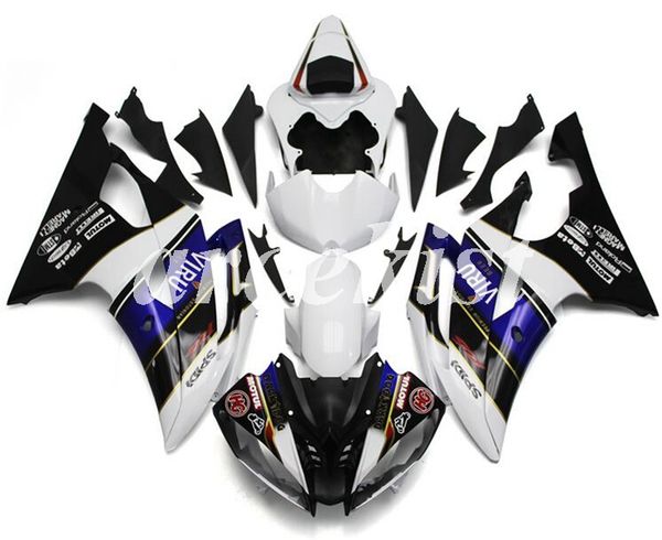 

4 gifts new abs full fairings kit fit for yamaha yzf-r6 2008 2009 2010 2011 2012 2013 2014 2015 2016 bodywork set custom white black