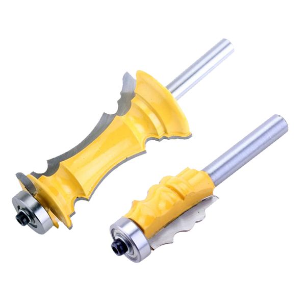 

2pcs 8mm 1/2'' shank frame model trimming wood milling cutter router bit
