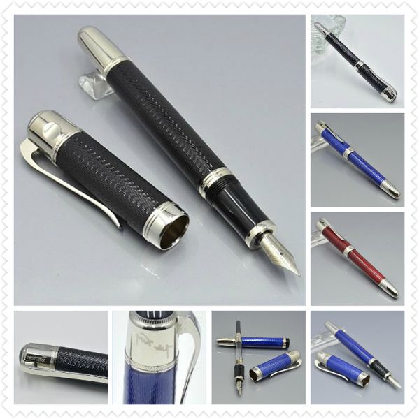 

роскошный черный / синий / красный вино m-перьевая ручка канцелярских брендов 4810 nib письменные чернильные ручки для бизнеса подарка