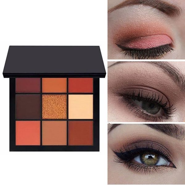 

2018 eye shadow glamorous 9 palette makeup palette matte color eye shadow powder set makeup