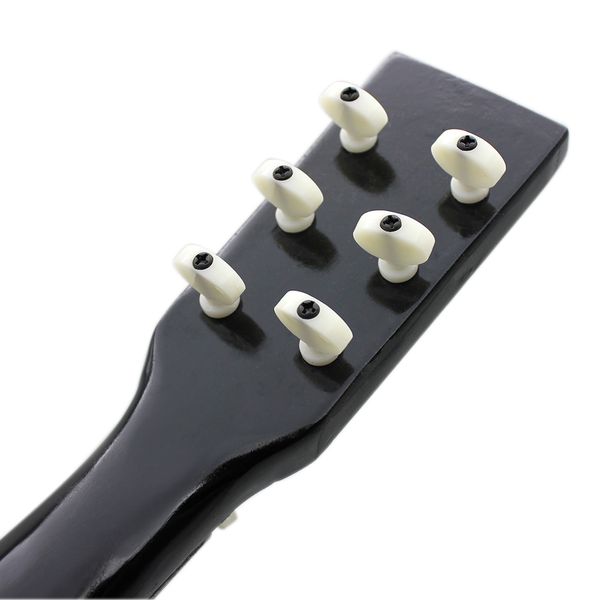 

23 inch black basswood acoustic guitar with guitar pick wire strings musical instruments for children kids gift