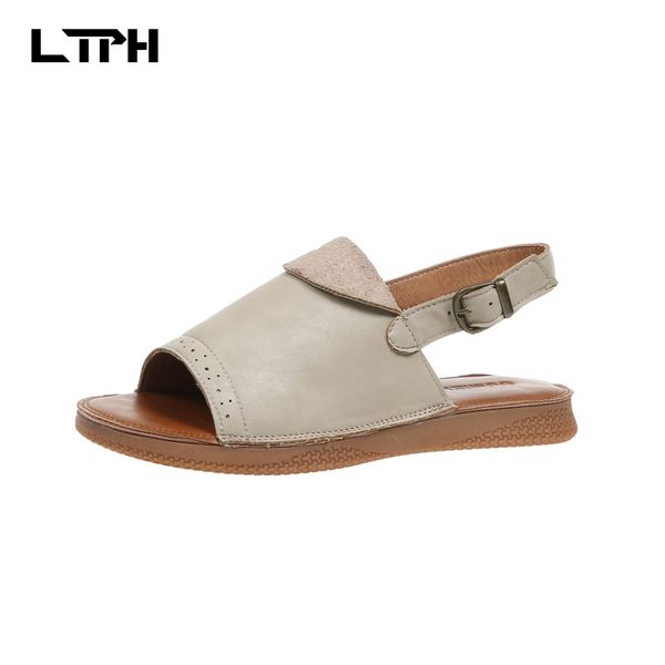 

2020summer new slippers female trend wild outdoor wear beach sandals fashion non-slip wear-resistant ladies sandals and slippers, Black