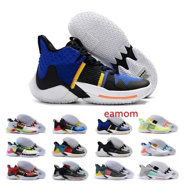 

горячая продажа почему не нулевой 2.0 pe баскетбол обувь jumpman кроссовки уэстбрук ii кроссовки zer0.2 дизайнер тренеры chaussures zapatos, Black