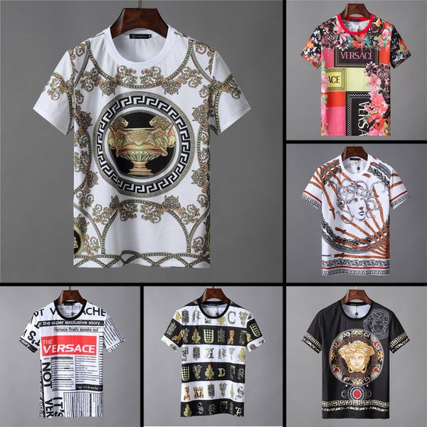 

2019 новый известный новый мужской дизайн футболки с коротким рукавом хлопка летня
