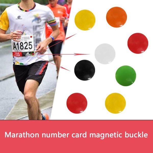 

marathon race number magnetic race bib holders running fix clips number belt cloth buckle bag triathlon run ccycling accessories
