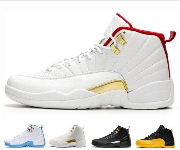 

12 fiba mens basketball shoes designer 12s men gym red game royal university gold dark grey punch sport trainer sneaker shoes