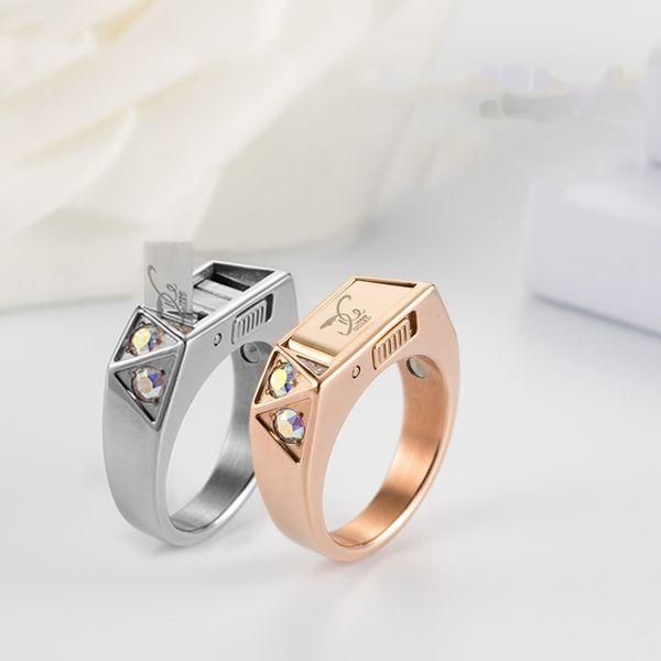 

кольцо из титановой стали модные скрытые аксессуары, Golden;silver