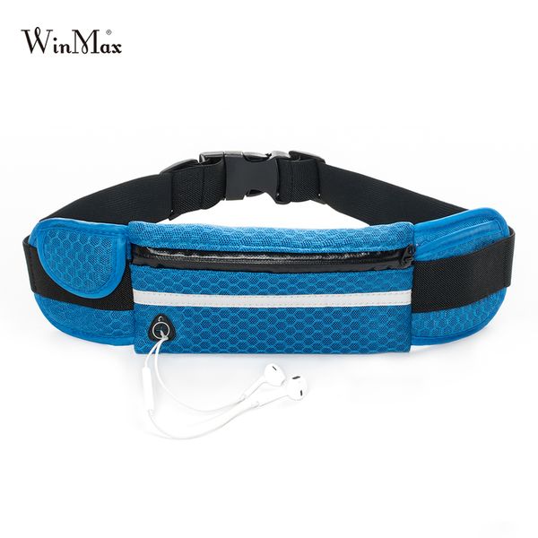 

new quality multifunction running waist bag breathable bags sport packs for music with headset hole-fits smartphones sports bags