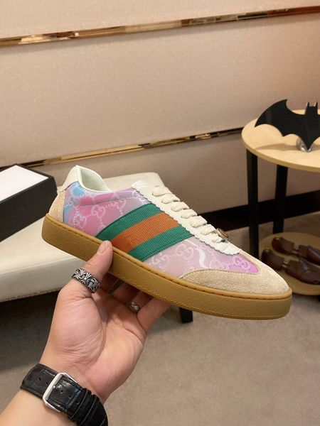 

2020 men's luxury design leather sneakers casual shoes triple trip mountaineering basketball driving luxury sports shoes ujhhgo, Black