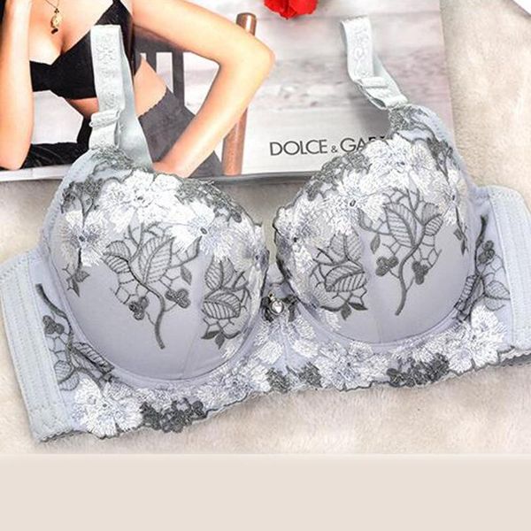 

female embroidered girl adjustable bras lingerie body beauty underwear transparent ultra thin lace bras for women, Red;black